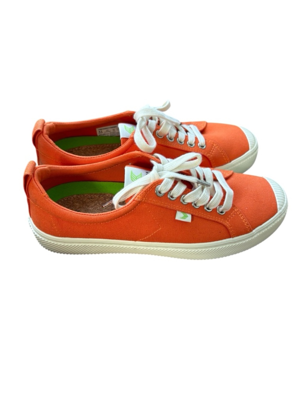 Cariuma Women’s Orange Exuberance OCA Low Mystic Canvas Sneaker Lace Up 10